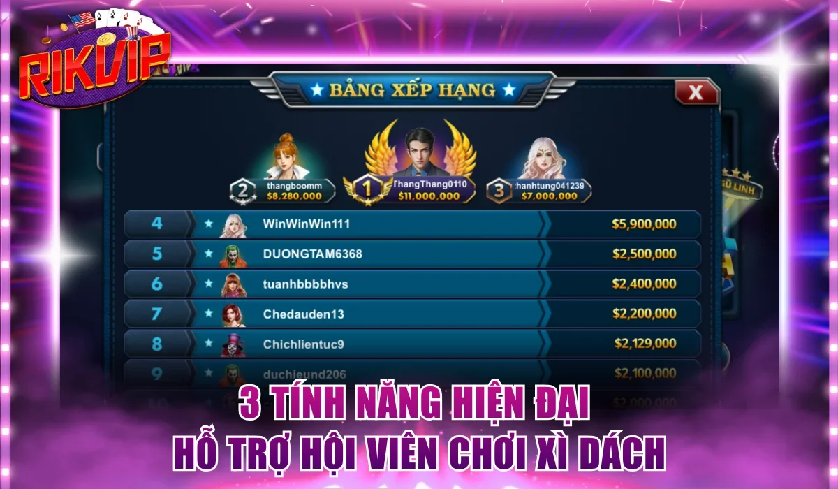 3 tính năng hiện đại hỗ trợ hội viên chơi xì dách