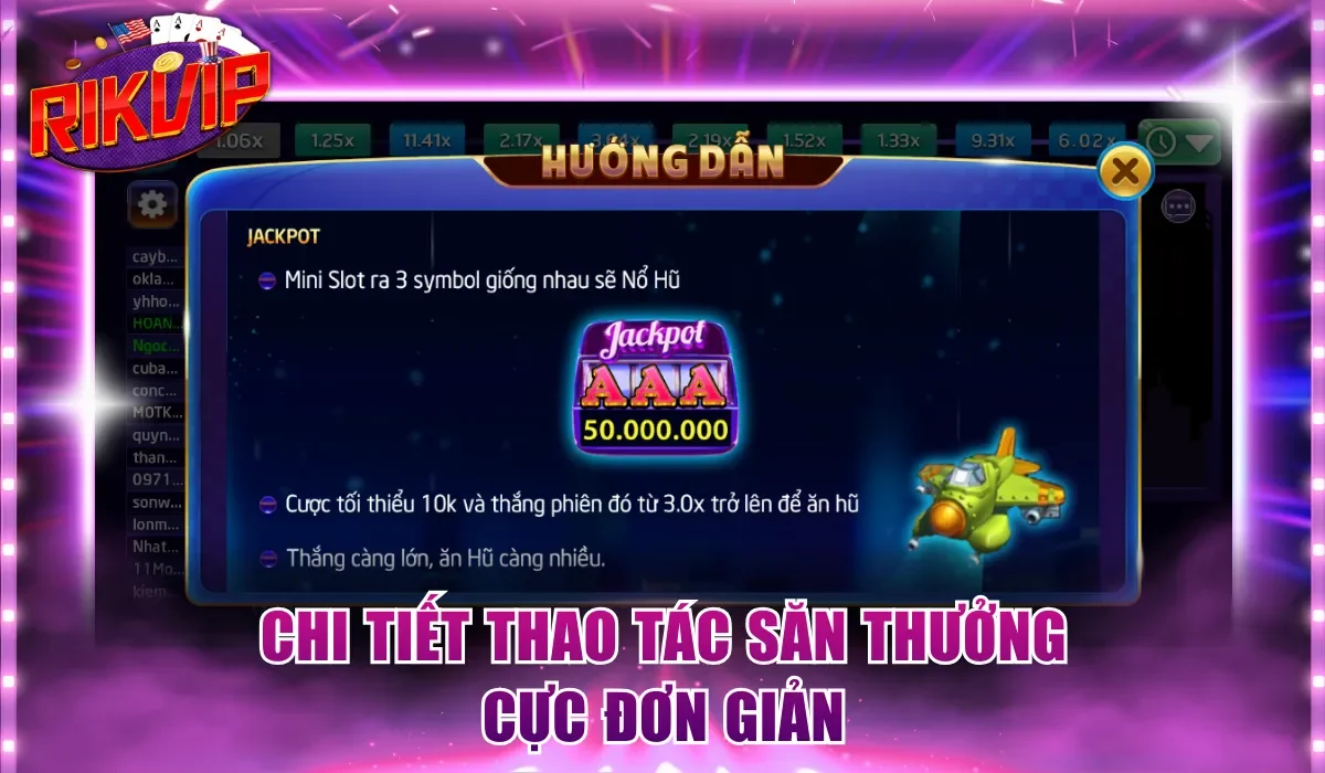 Chi tiết thao tác săn thưởng cực đơn giản