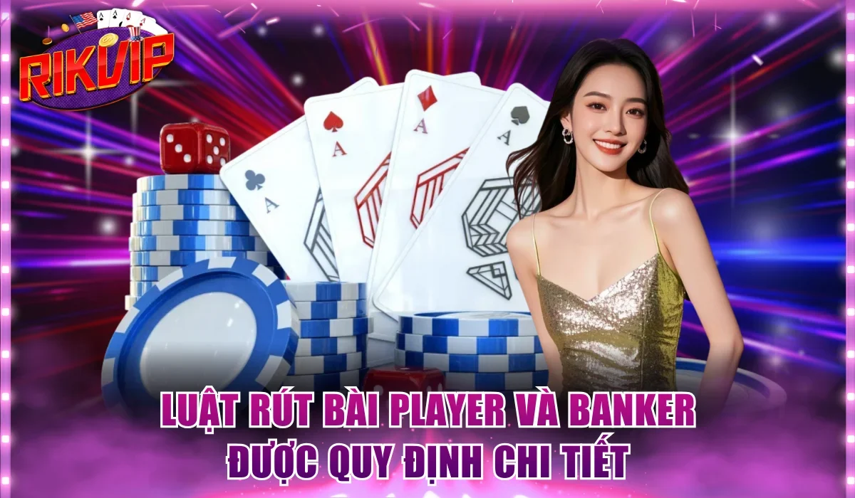 Luật rút bài Player và Banker được quy định chi tiết