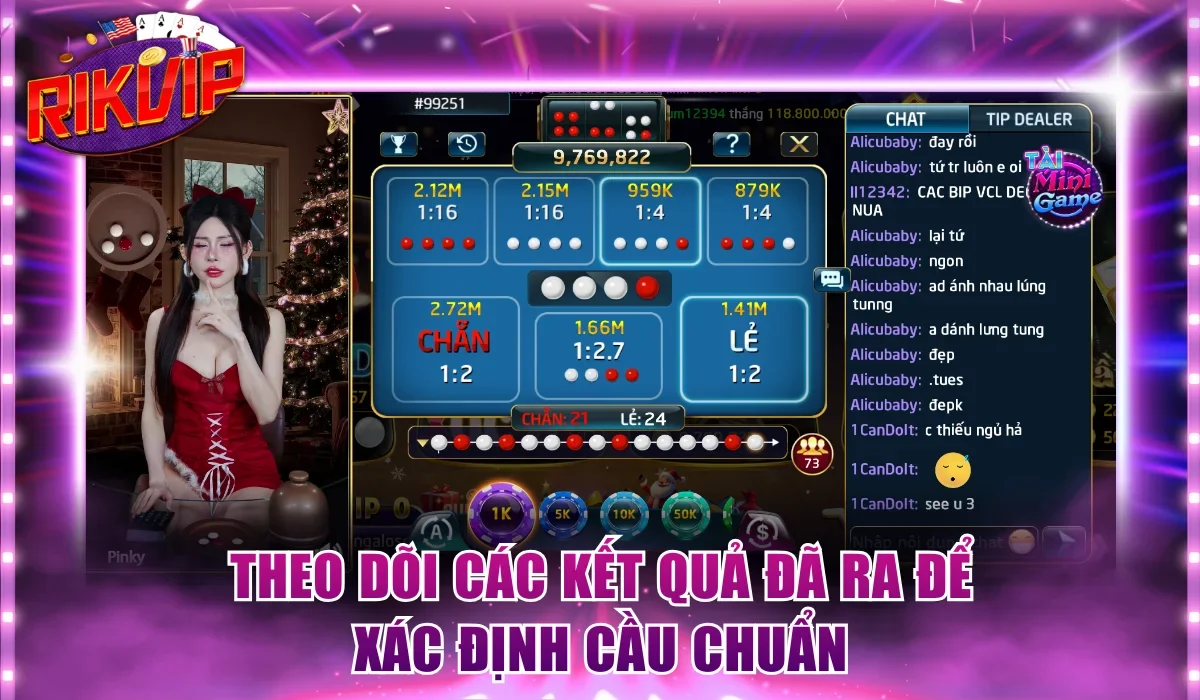 Theo dõi các kết quả đã ra để xác định cầu chuẩn