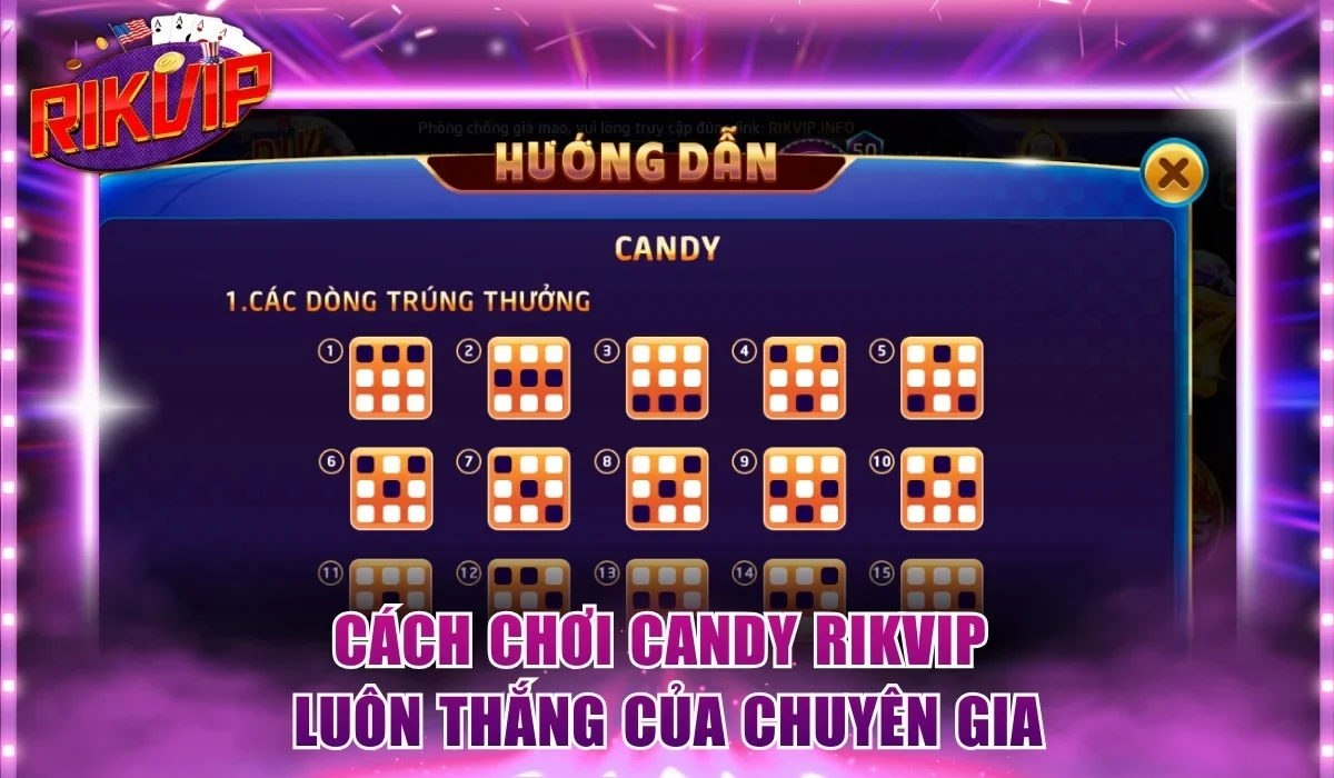 Bí kíp giúp làm chủ game Candy nổ hũ siêu dễ
