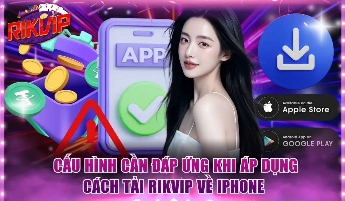 Cấu hình cần đáp ứng khi áp dụng cách tải Rikvip về iphone